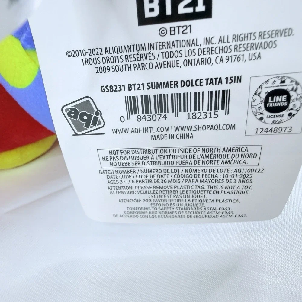 BT21 Line Friends Tata Summer Dolce BTS 15